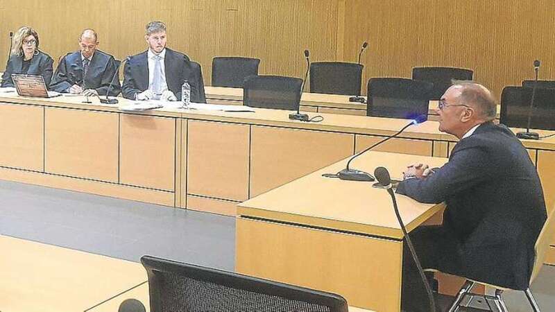 El exconsejero de sanidad del Gobierno de Canarias, José Manuel Baltar, durante su declaración de este martes (Foto TA)